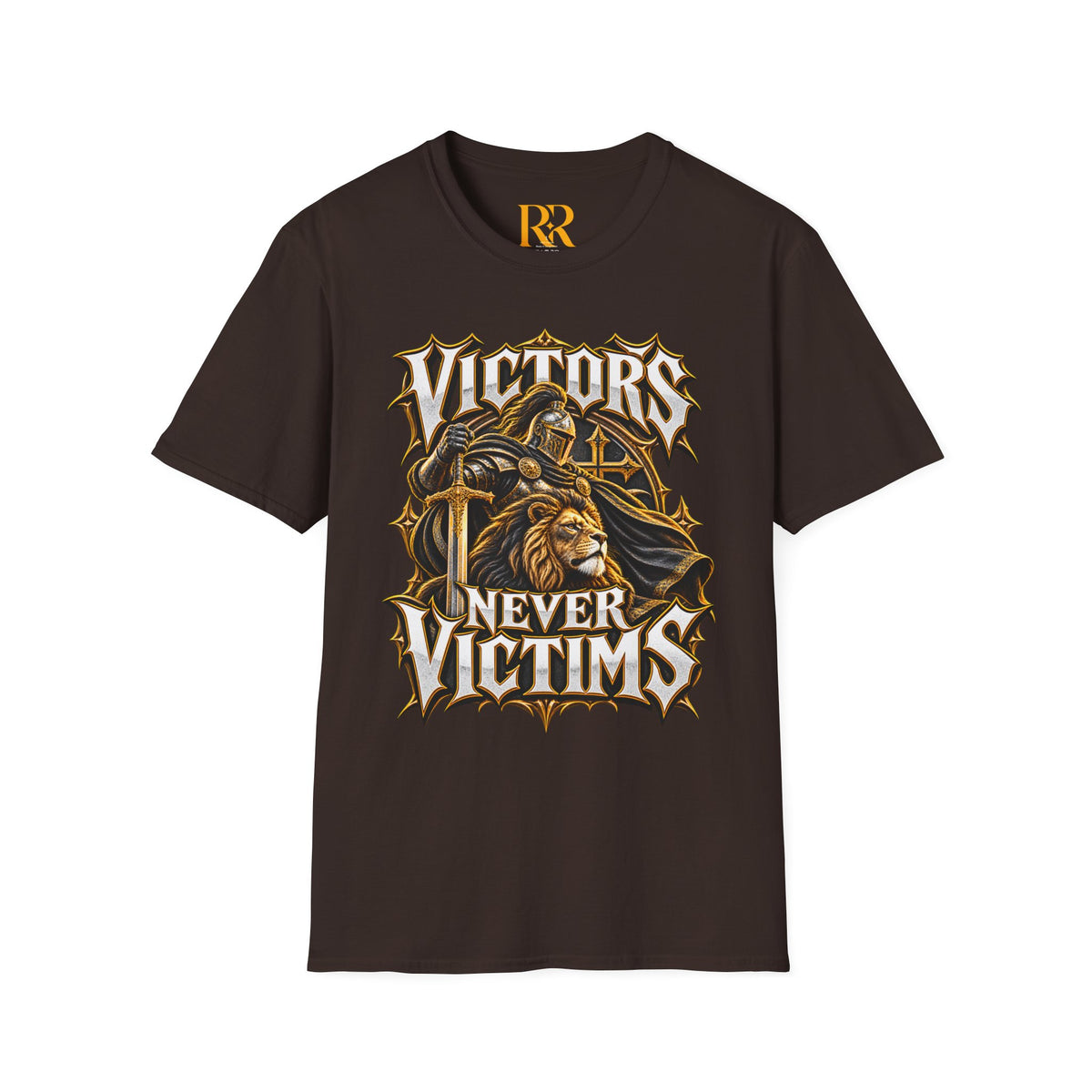 Victors Never Victims Motivational Graphic T-Shirt