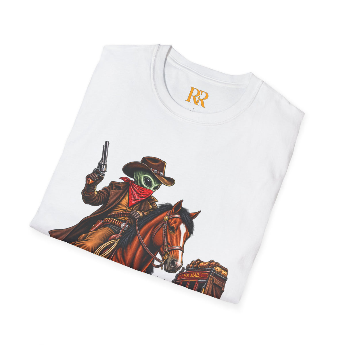 Vintage Cowboy Horse and Wagon Western T-Shirt