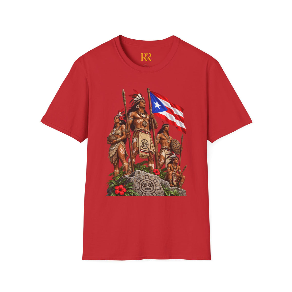Puerto Rico Taino Heritage Flag T-Shirt