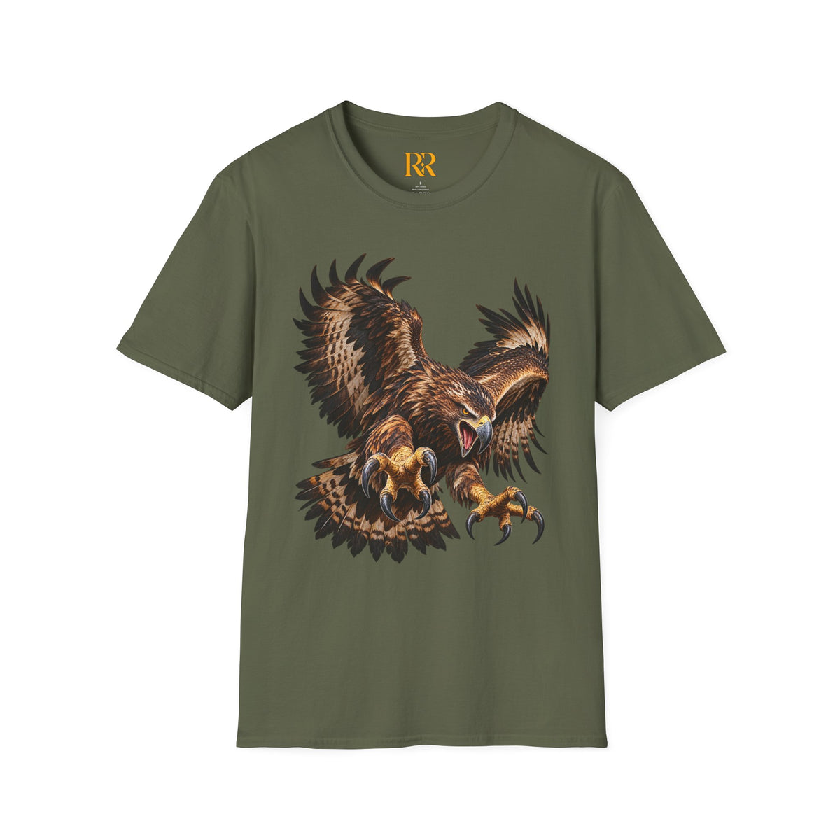 Majestic Eagle Soaring Graphic T-Shirt