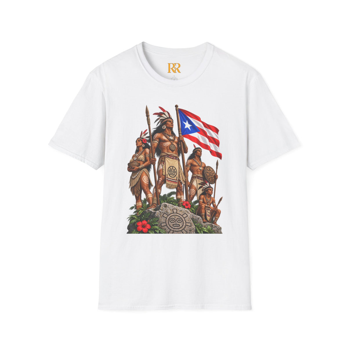 Puerto Rico Taino Heritage Flag T-Shirt