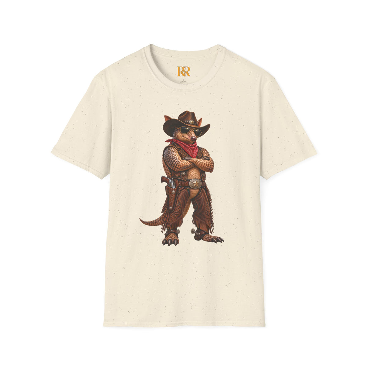 Cowboy Armadillo Western Graphic T-Shirt